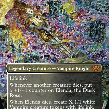 Elenda, the Dusk Rose (Borderless Alternate Art) [Double Masters 2022]