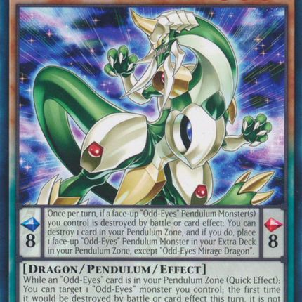 Odd-Eyes Mirage Dragon [LEDD-ENC05] Common