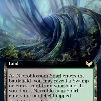 Necroblossom Snarl (Extended Art) [Strixhaven: School of Mages]