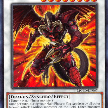 Hot Red Dragon Archfiend [MGED-EN067] Rare