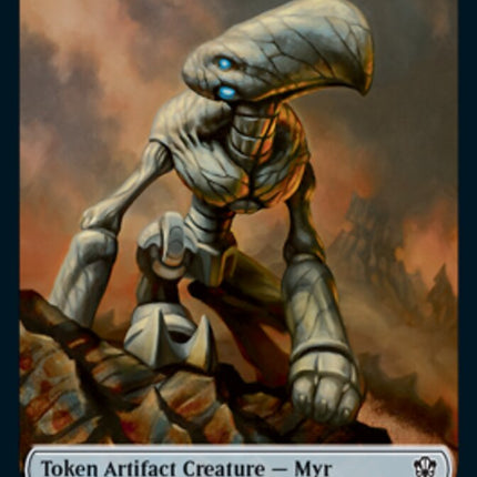 Myr // Treasure Double-Sided Token [Commander 2021 Tokens]
