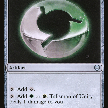 Talisman of Unity [Starter Commander Decks]