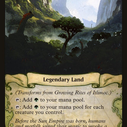 Growing Rites of Itlimoc // Itlimoc, Cradle of the Sun [Ixalan]