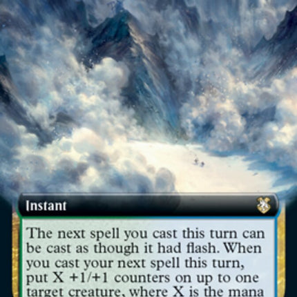 Ride the Avalanche (Extended Art) [Dungeons & Dragons: Adventures in the Forgotten Realms Commander]