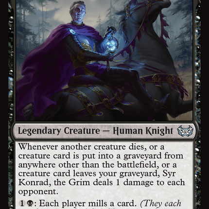 Syr Konrad, the Grim [Duskmourn: House of Horror Commander]
