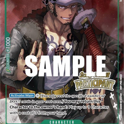 Trafalgar Law (Online Regional 2023) [Participant] [One Piece Promotion Cards]