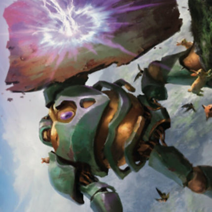 Walking Bulwark Art Card (Gold-Stamped Signature) [Dominaria United Art Series]