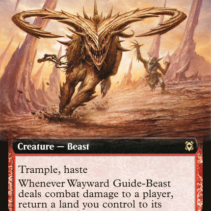 Wayward Guide-Beast (Extended Art) [Zendikar Rising]