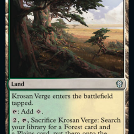Krosan Verge [Dominaria United Commander]