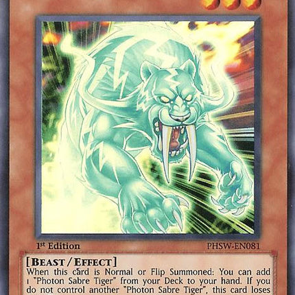 Photon Sabre Tiger [PHSW-EN081] Super Rare