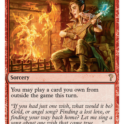 Wish (White Border) [Mystery Booster 2]