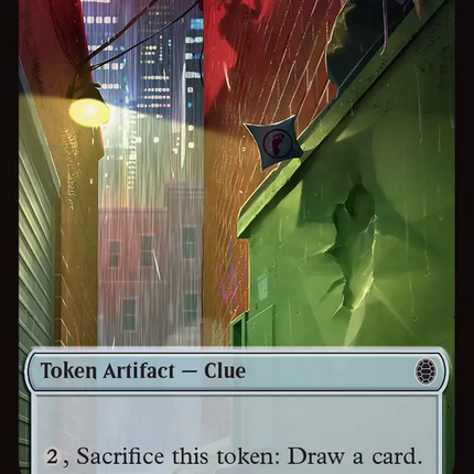 Treasure // Clue Double-Sided Token [Teenage Mutant Ninja Turtles Commander Tokens]