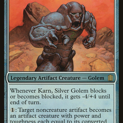 Karn, Silver Golem (Oversized) [Commander's Arsenal Oversized]