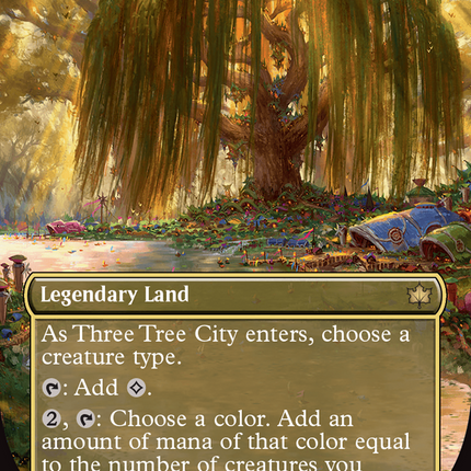 Three Tree City (Borderless) (0337) [Bloomburrow]