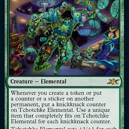 Tchotchke Elemental (Galaxy Foil) [Unfinity]