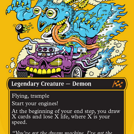 The Speed Demon (Borderless) (First-Place Foil) [Aetherdrift]