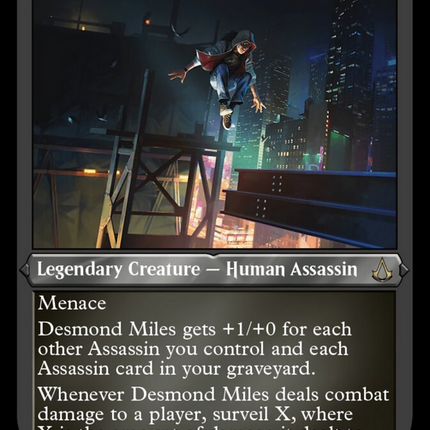 Desmond Miles (Foil Etched) [Assassin's Creed]