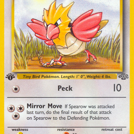Spearow (62/64) [Jungle 1st Edition]
