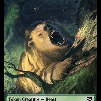 Beast // Treefolk Double Sided Token [The Lord of the Rings: Tales of Middle-Earth Commander Tokens]