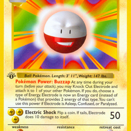Electrode (21/102) (Shadowless) [Base Set 1st Edition]