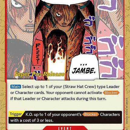 Diable Jambe [Super Pre-Release Starter Deck: Straw Hat Crew]