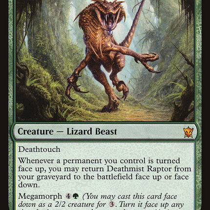 Deathmist Raptor [Dragons of Tarkir]