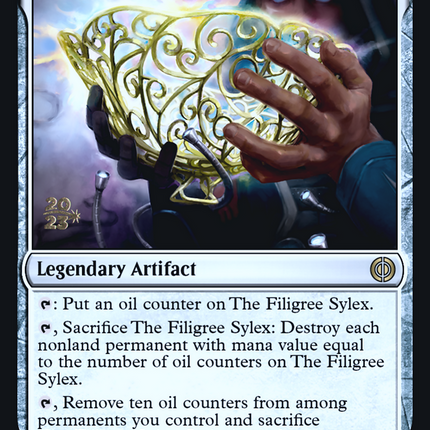 The Filigree Sylex [Phyrexia: All Will Be One Prerelease Promos]