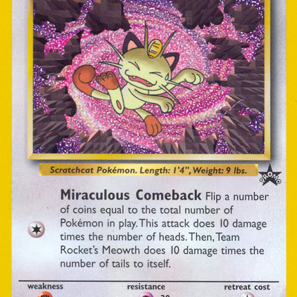 Team Rocket's Meowth (18) [Wizards of the Coast: Black Star Promos]