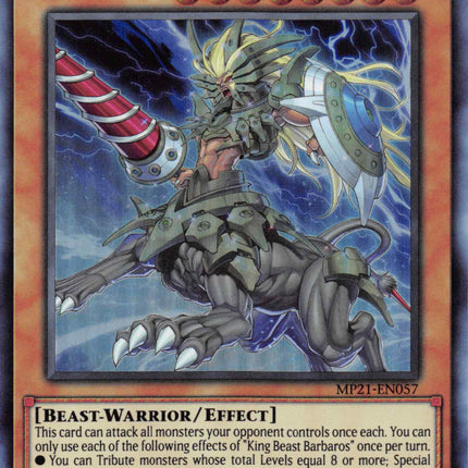King Beast Barbaros [MP21-EN057] Ultra Rare