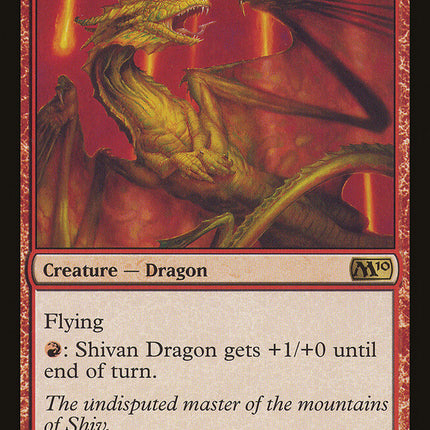 Shivan Dragon [Magic 2010]