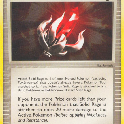 Solid Rage (92/115) [EX: Unseen Forces]