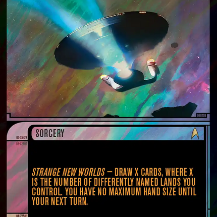 Deep Space Scan (Showcase) (Surge Foil) [Star Trek]