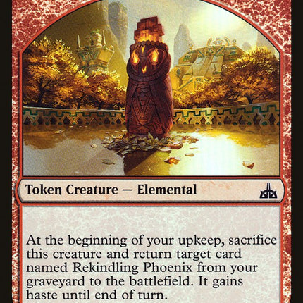 City's Blessing // Elemental Double-Sided Token [Friday Night Magic 2018]