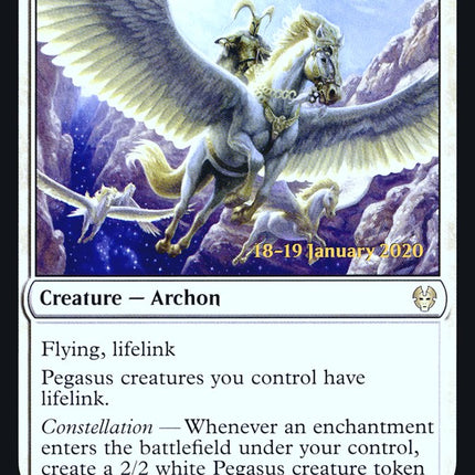 Archon of Sun's Grace [Theros Beyond Death Prerelease Promos]