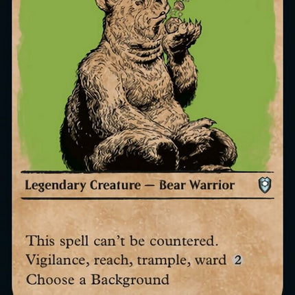 Wilson, Refined Grizzly (Showcase) [Commander Legends: Battle for Baldur's Gate]