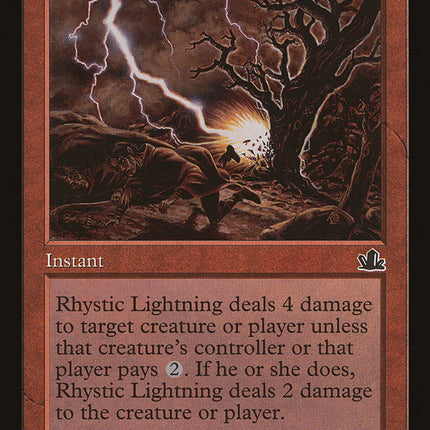 Rhystic Lightning [Prophecy]