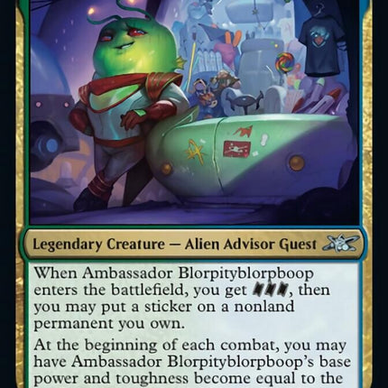 Ambassador Blorpityblorpboop (Galaxy Foil) [Unfinity]