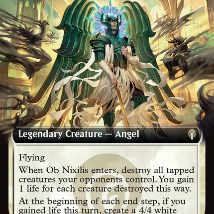 Ob Nixilis, the Ascended (Extended Art) [Reality Fracture Commander]