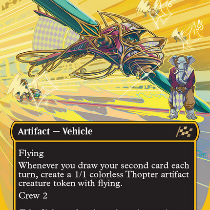 Thopter Fabricator (Borderless) (First-Place Foil) [Aetherdrift]