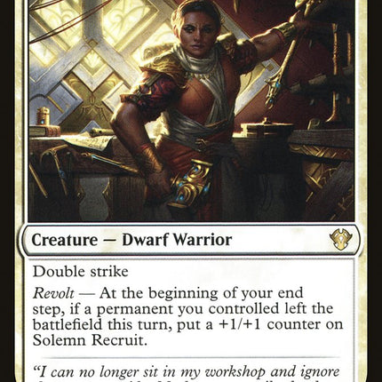 Solemn Recruit [Commander 2020]