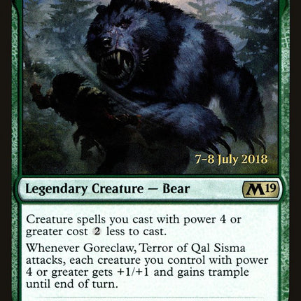 Goreclaw, Terror of Qal Sisma [Core Set 2019 Prerelease Promos]