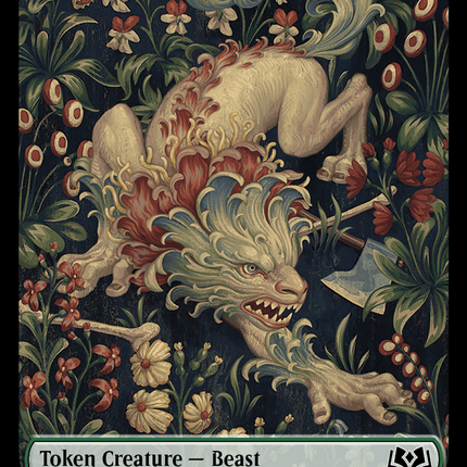 Beast // Food (0012) Double-Sided Token [Wilds of Eldraine Tokens]