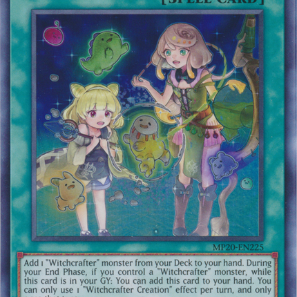 Witchcrafter Creation [MP20-EN225] Super Rare