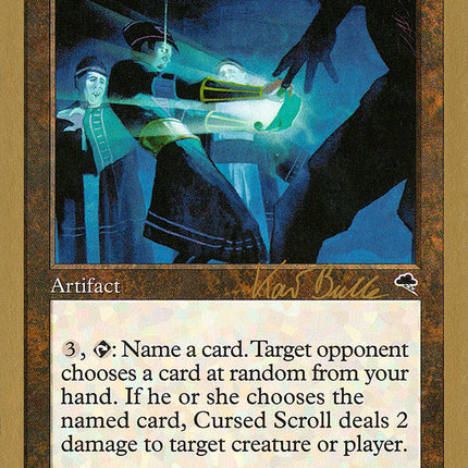 Cursed Scroll (Kai Budde) [World Championship Decks 1999]