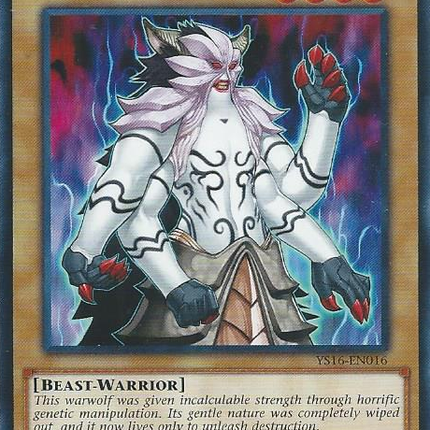 Gene-Warped Warwolf [YS16-EN016] Common