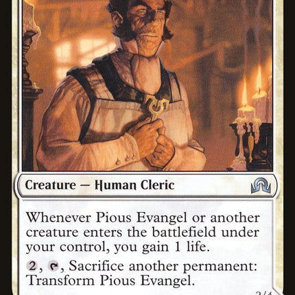 Pious Evangel // Wayward Disciple [Shadows over Innistrad]