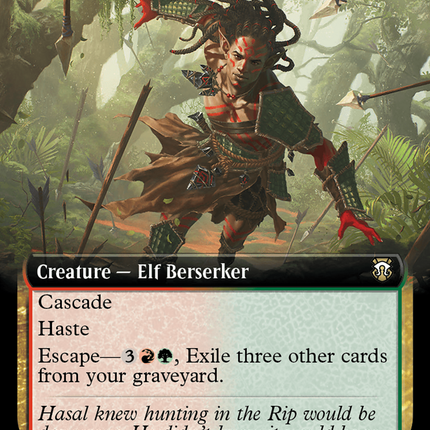 Bloodbraid Challenger (Extended Art) (Ripple Foil) [Modern Horizons 3 Commander]