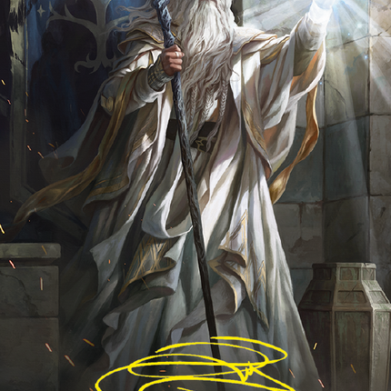Gandalf the White Art Card (Gold-Stamped Signature) [The Lord of the Rings: Tales of Middle-earth Art Series]