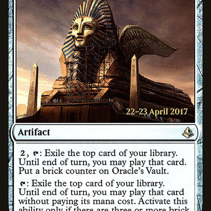 Oracle's Vault [Amonkhet Prerelease Promos]