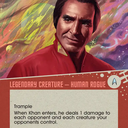 Khan, Despot by Design (Showcase) (Surge Foil) [Star Trek]